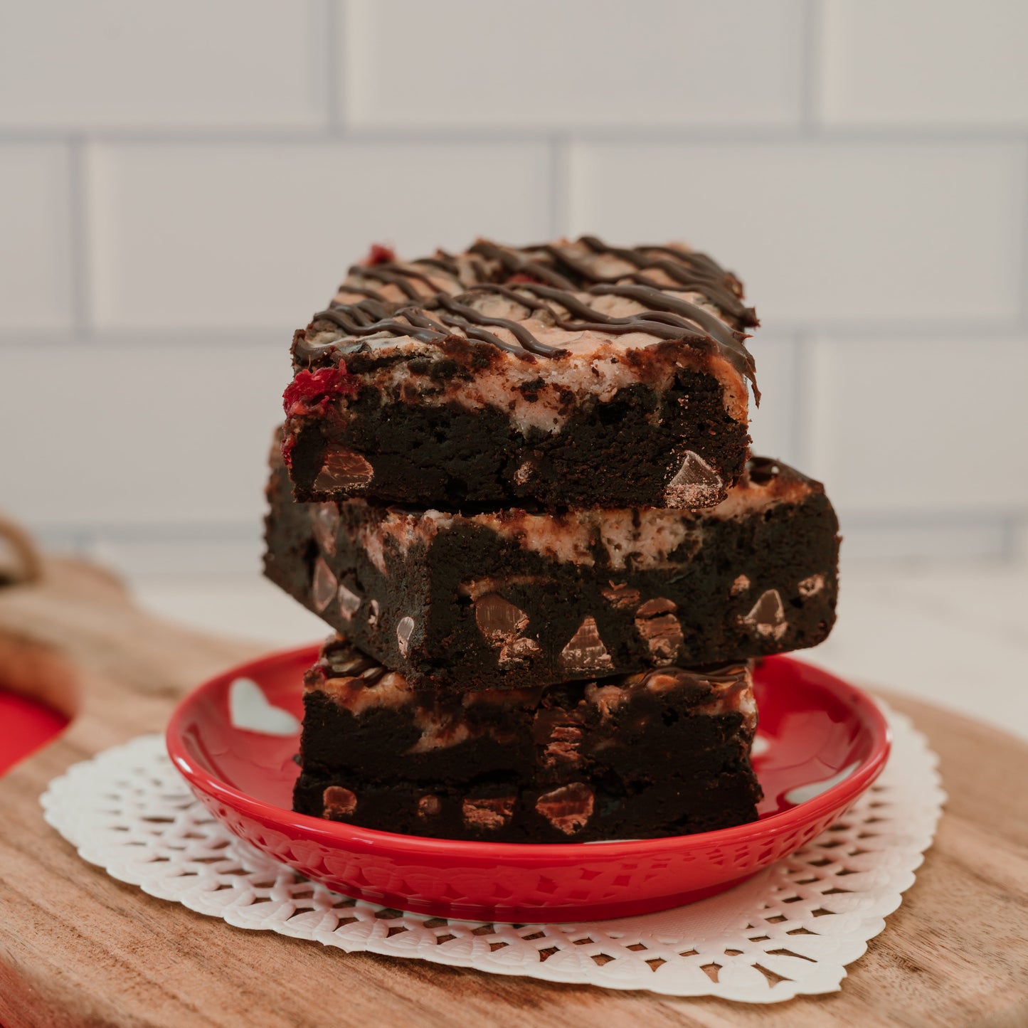 Raspberry Cheesecake Brownie