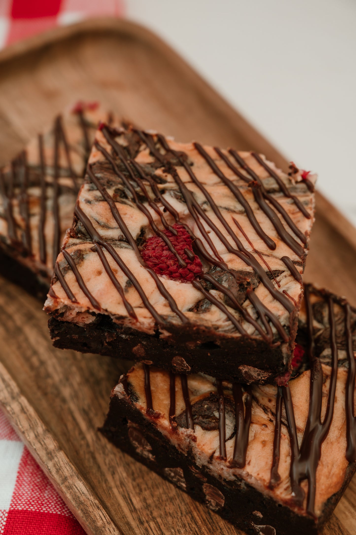 Raspberry Cheesecake Brownie