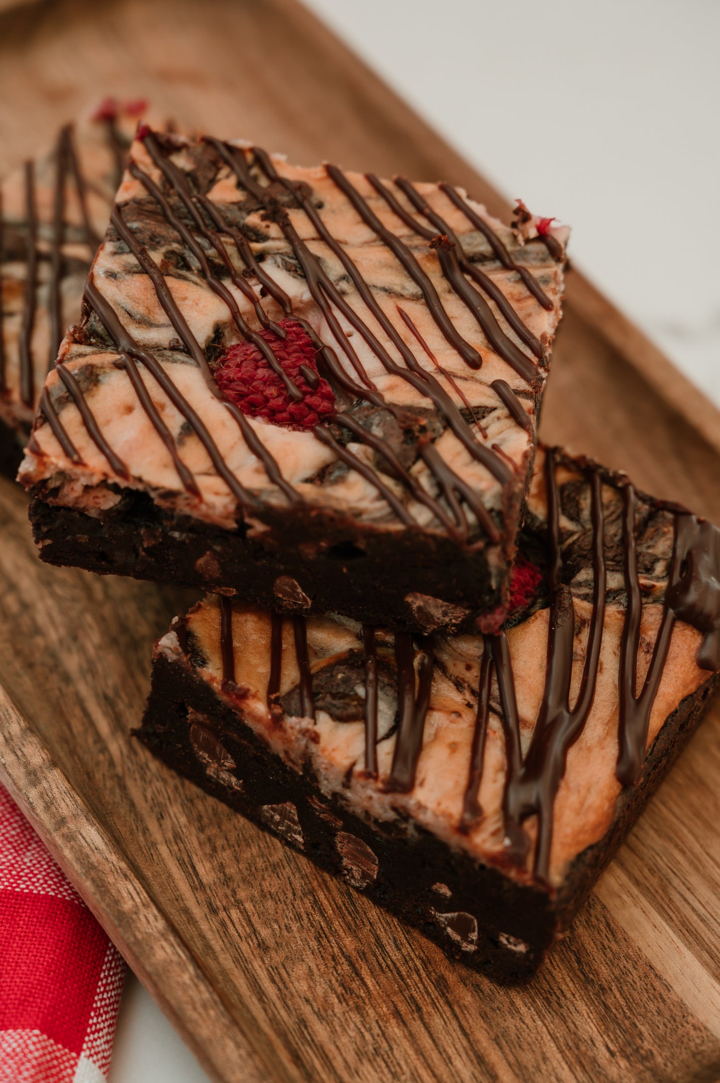 Raspberry Cheesecake Brownie