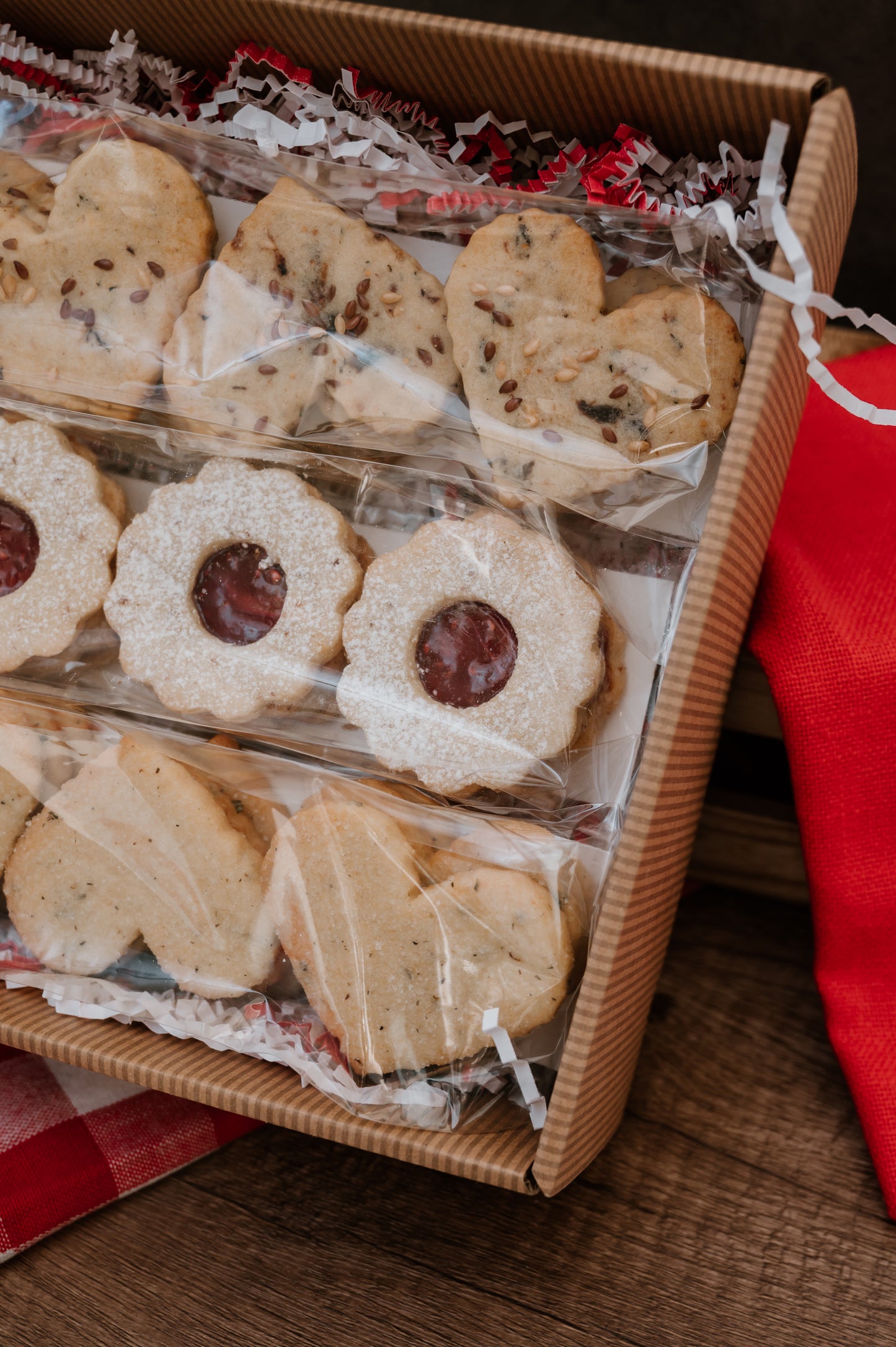 Valentine Shortbread Hearts Gift Box