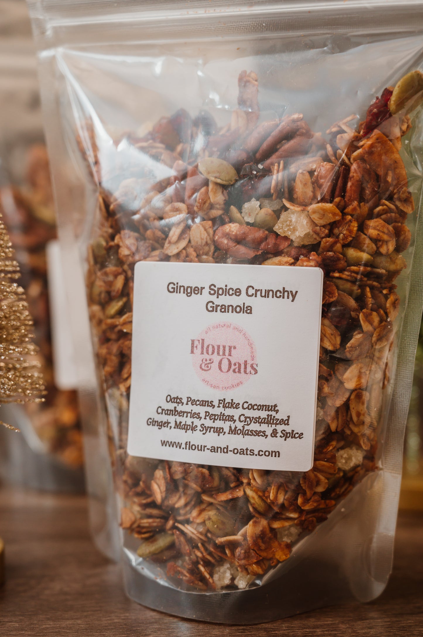 Ginger Spice Crunchy Granola